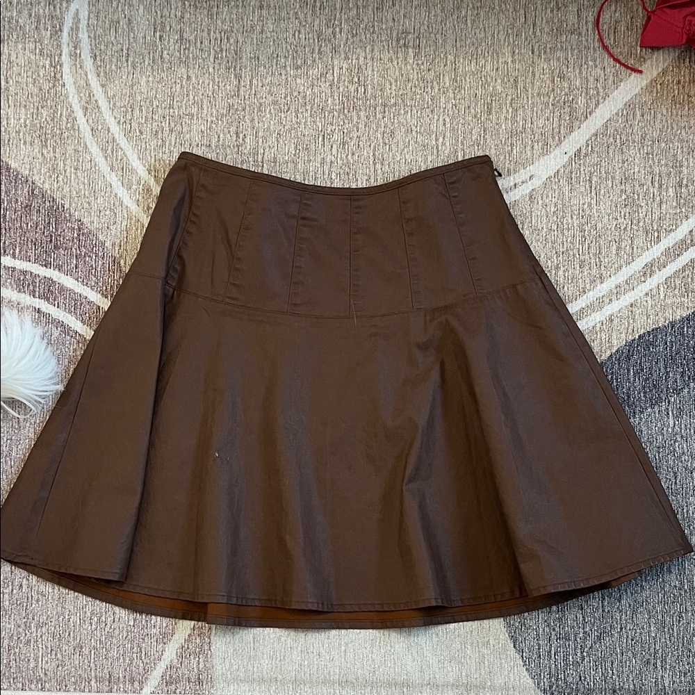 Ralph Lauren Chocolate A-Line Skirt